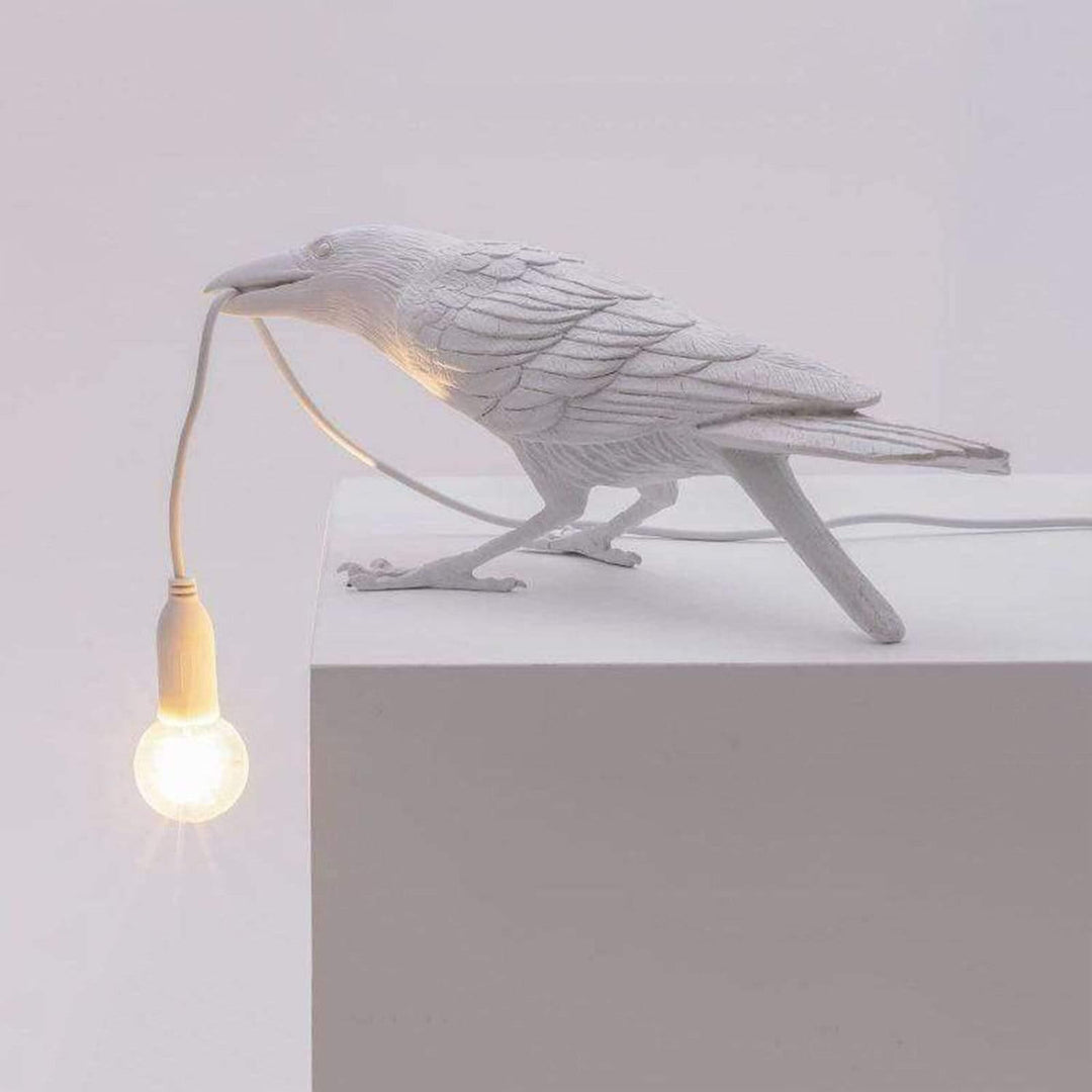 Avelis | Lampada a sospensione ispirata a uccelli bianchi | Bianco