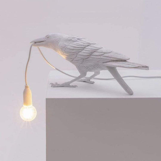 Avelis | Lampada a sospensione ispirata a uccelli bianchi | Bianco