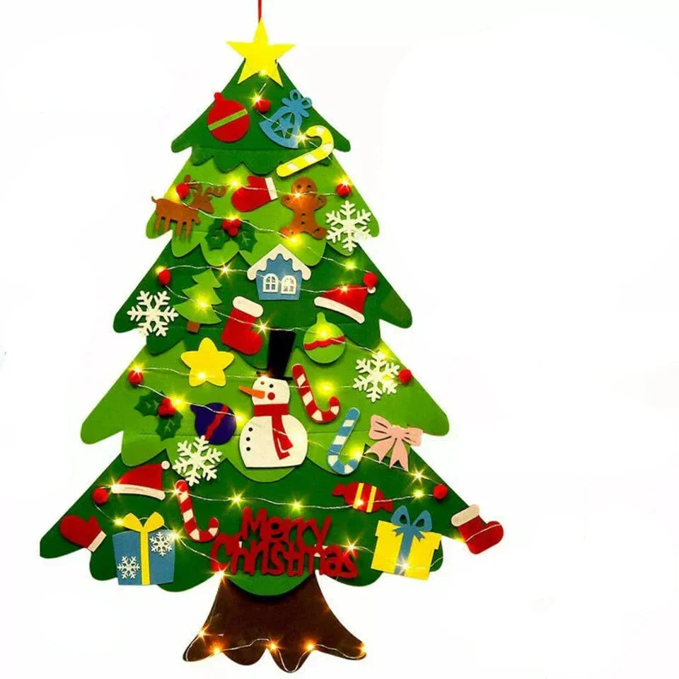 FestiveTots kerstboomdecoratie voor kinderen, ideaal om het feestseizoen samen met jonge kinderen te vieren.

