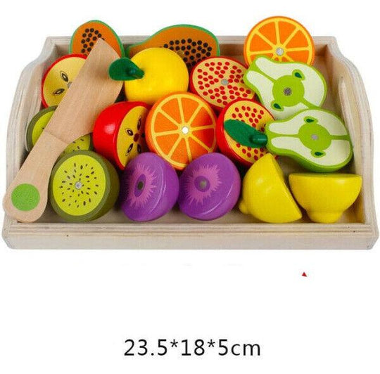 LittleChefs fruitspeelgoed set voor kinderen, helpt hen op een leuke manier te leren over verschillende vruchten.
