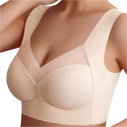 Evelyn - Comfortable Seamless Bra For Women With Elegant Mesh Details
