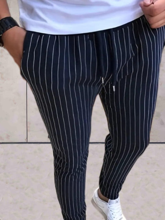 Christopher - Hose mit Streifenmuster und Kordelzug
