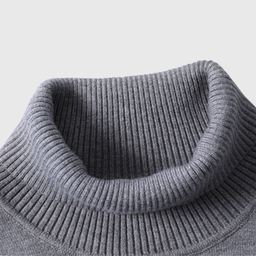 Nolan | Maglione a collo alto da uomo | Khaki