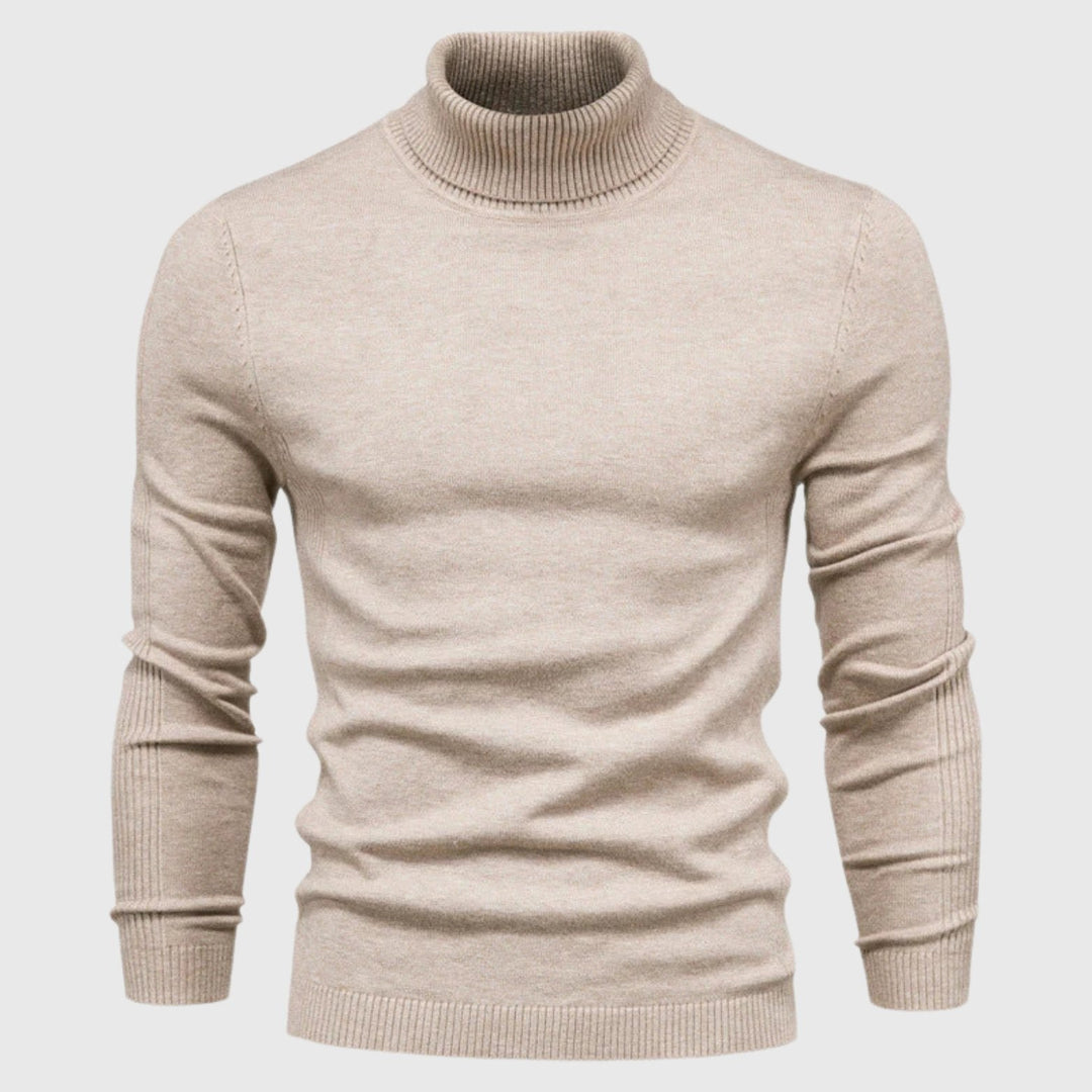 Nolan | Maglione a collo alto da uomo | Khaki