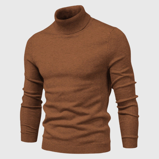 Nolan | Maglione a collo alto da uomo | Khaki
