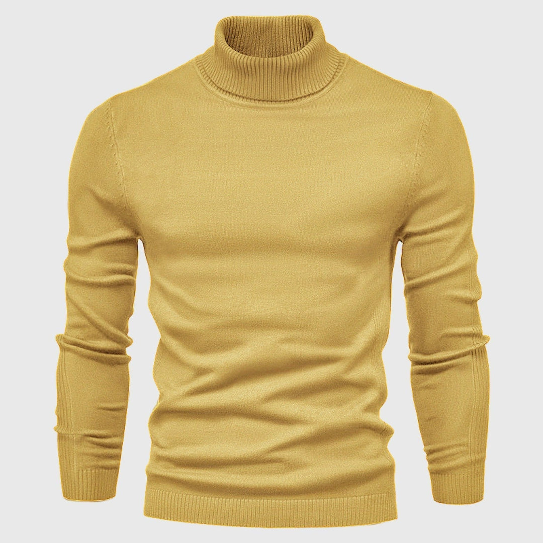 Nolan | Maglione a collo alto da uomo | Khaki