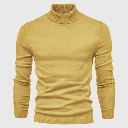 Nolan | Maglione a collo alto da uomo | Khaki