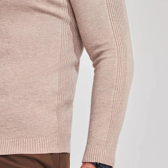 Nolan | Maglione a collo alto da uomo | Khaki