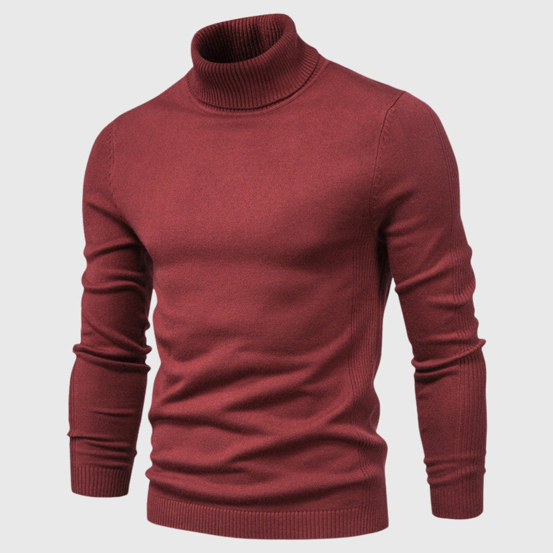Nolan | Maglione a collo alto da uomo | Khaki