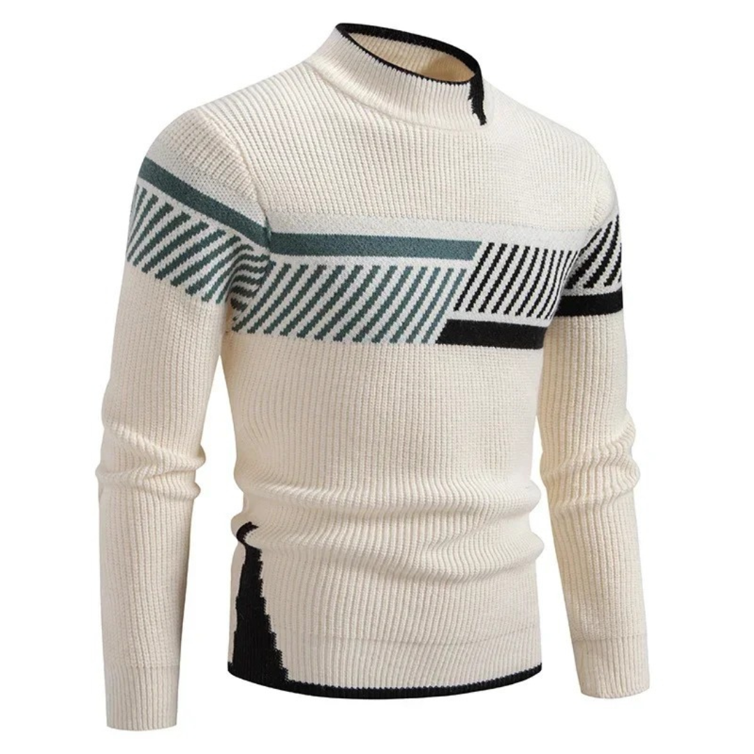 Ezra | Maglione Heren a Maglia | Beige