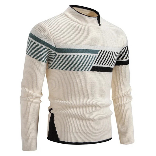Ezra | Maglione Heren a Maglia | Beige