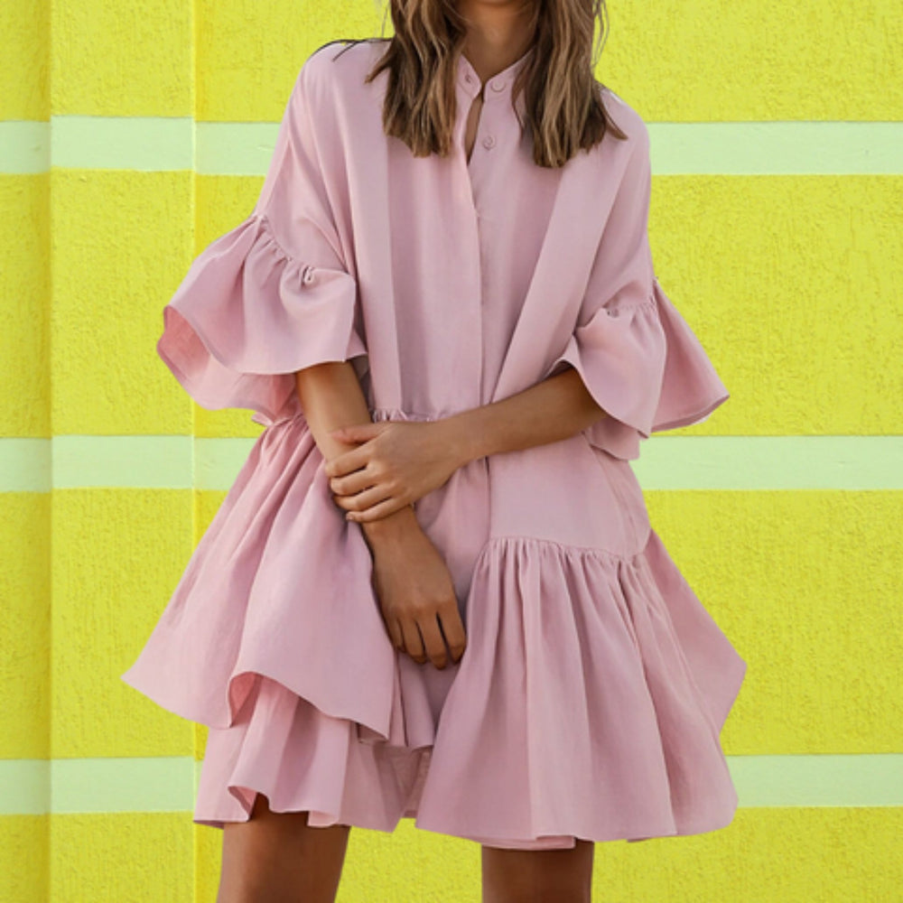 Hina - Vestito elegante con maniche ampie a campana