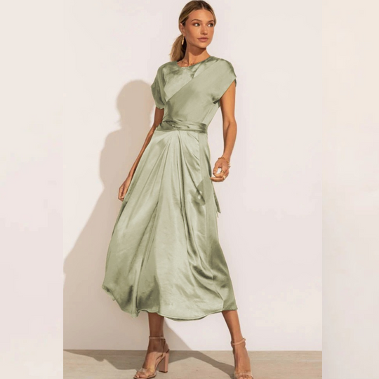 Cloe | Elegant maxi dress with wrapover