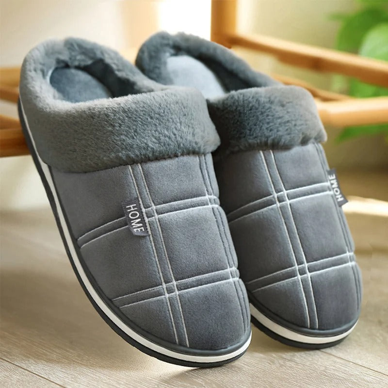 Elegant geruit ontwerp dat verfijning en comfort biedt in één.