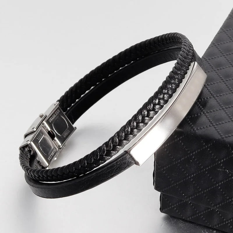 Erik - Bracciale Intrecciato Elegante Con Design Moderno