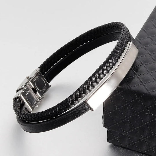 Erik - Bracciale Intrecciato Elegante Con Design Moderno