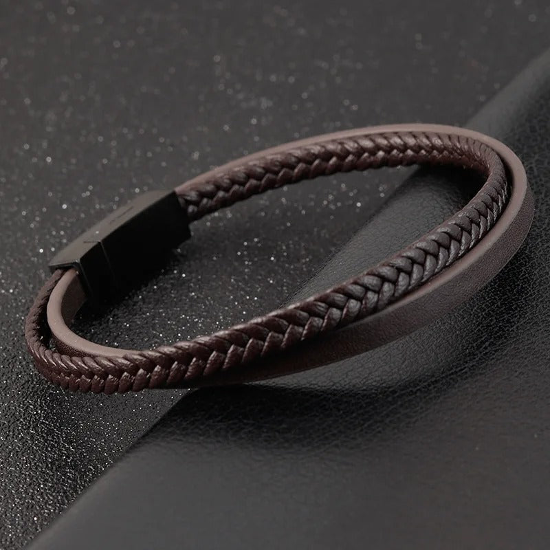 Erik - Bracciale Intrecciato Elegante Con Design Moderno