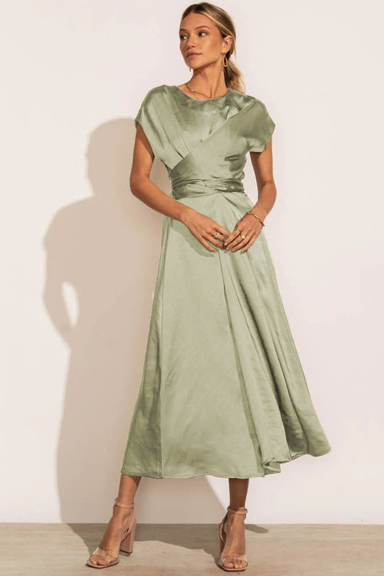 Cloe | Elegant maxi dress with wrapover