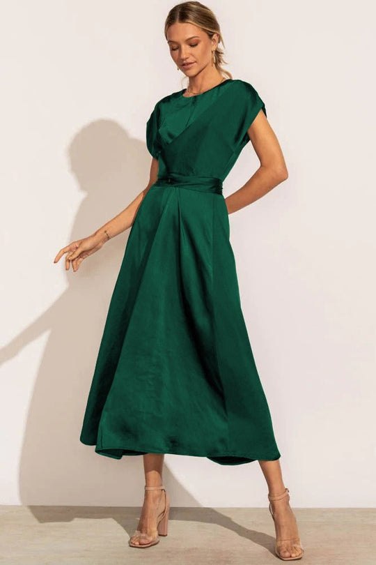 Cloe | Elegant maxi dress with wrapover