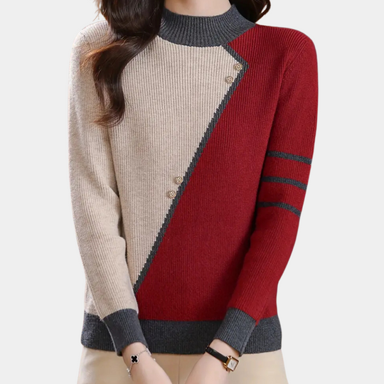 Liv | Damen Freizeitpullover | Beige